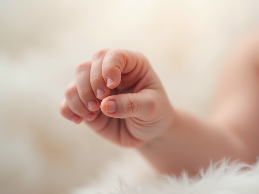 The beauty of new life - tiny baby hand